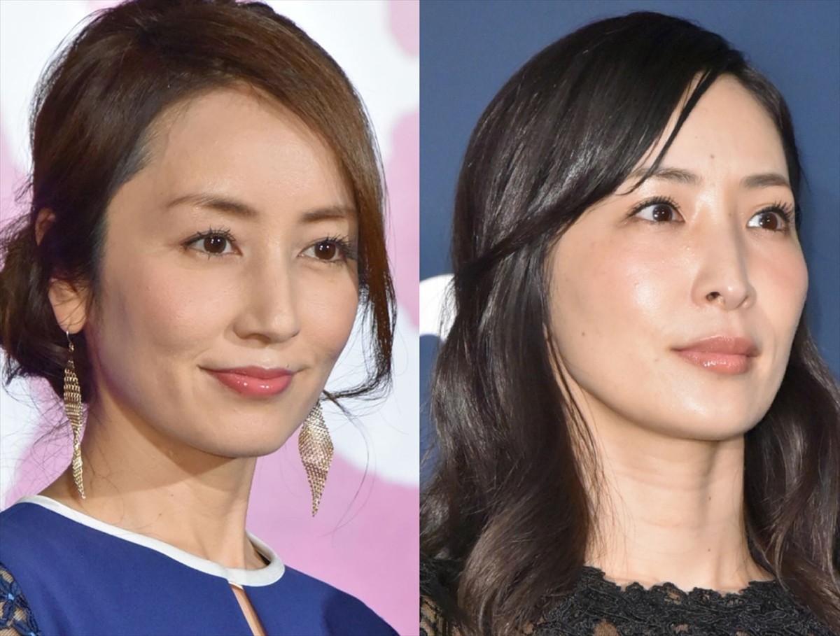 矢田亜希子＆真飛聖、仲良し美女のはしゃぐ姿にネット「お二人とも可愛い」