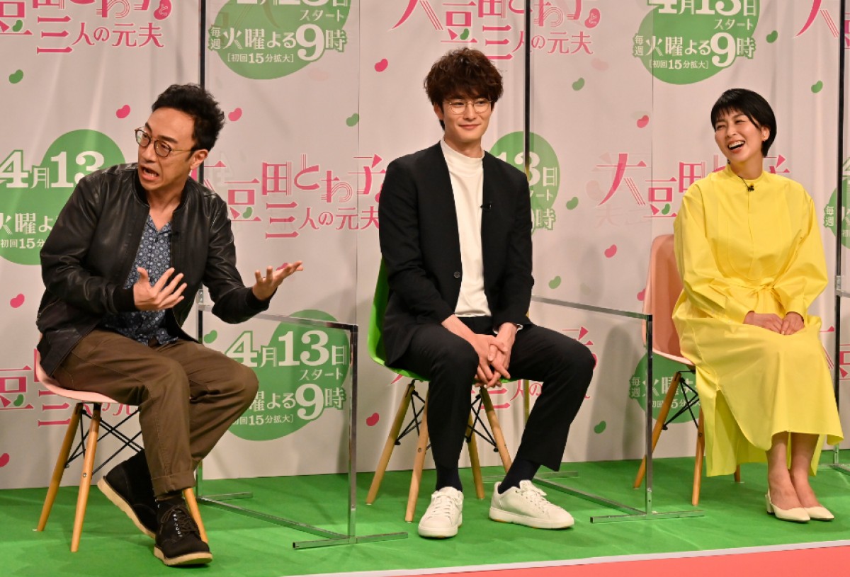 記者発表会で松田龍平の“着信音”が鳴るハプニング！　松たか子＆岡田将生ら爆笑