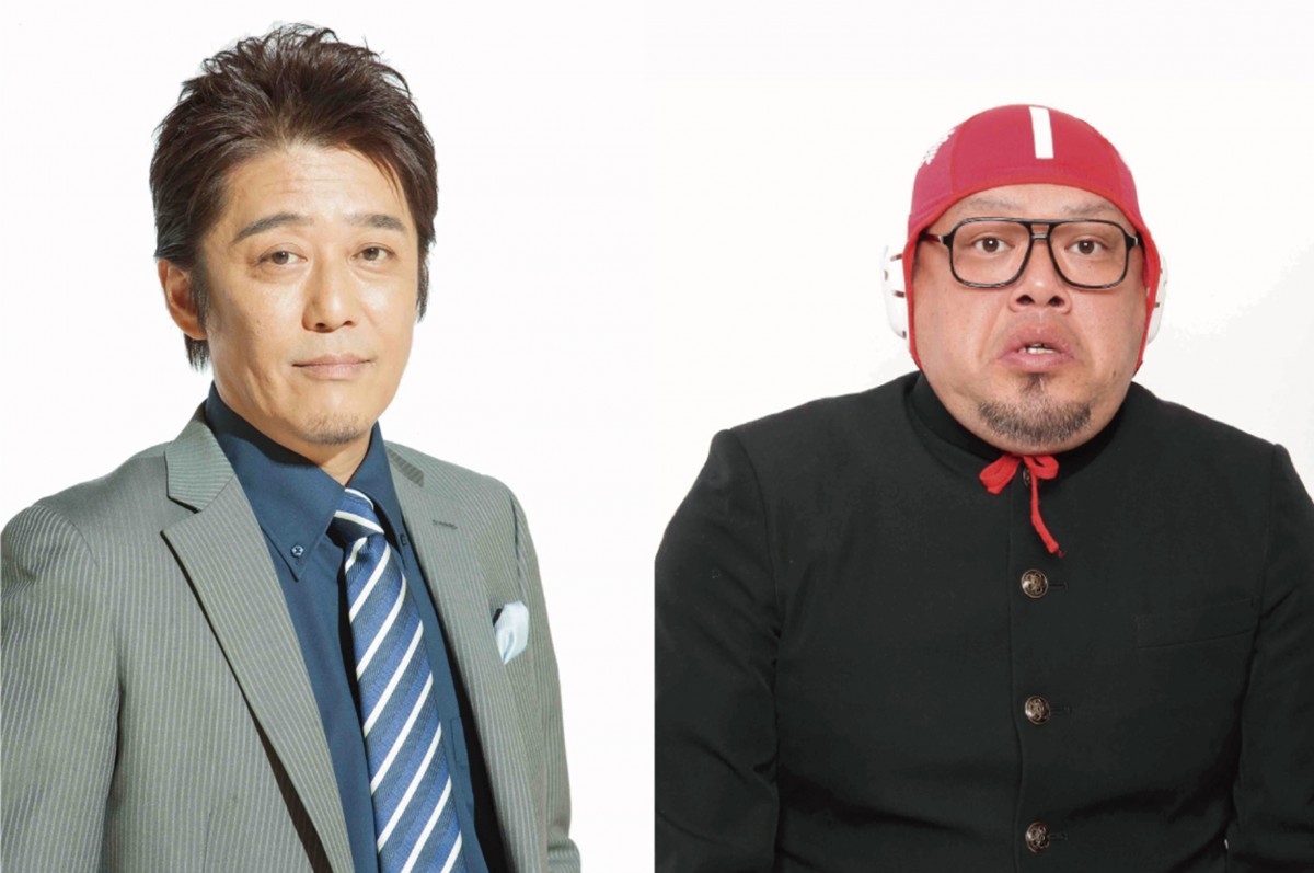 『リクはよわくない』(左から)原作の坂上忍、作画の野性爆弾・くっきー!