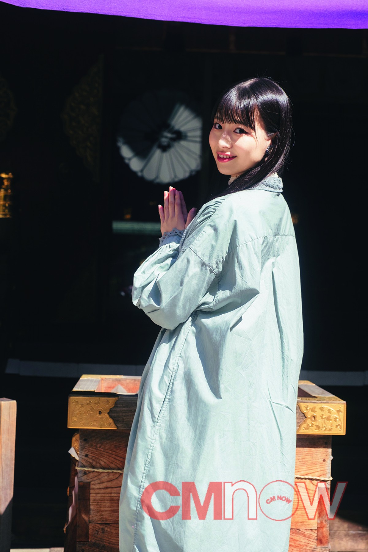 “次期CM女王”森七菜　春の日差しとたわむれる姿　愛くるしいグラビア