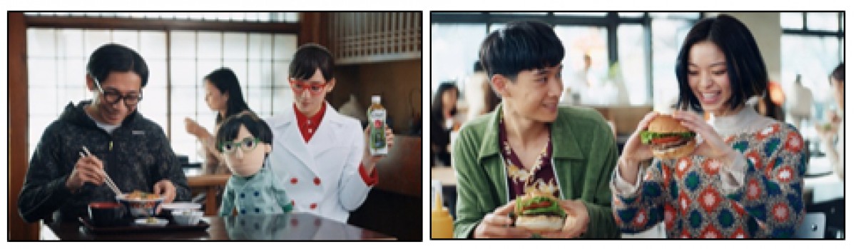 白衣の綾瀬はるか、新CMで息ピッタリ“綾瀬はるお”と共演「インパクトがすごくて」