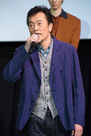 映画『バイプレイヤーズ～もしも100人の名脇役が映画を作ったら～』初日舞台あいさつに登場した遠藤憲一
