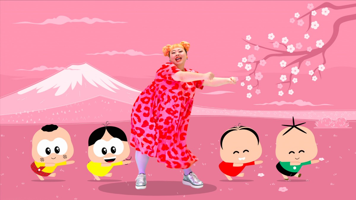 「モニカ トイ」とのコラボアニメ 日本限定オープニングムービーで踊る渡辺直美