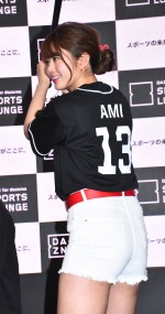 「DAZN for docomo SPORTS LOUNGE」プロ野球開幕直前イベントに登場した稲村亜美（2018年撮影）