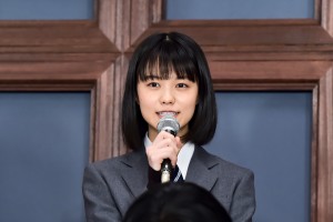 ドラマ『ドラゴン桜』制作発表会見に登場した志田彩良