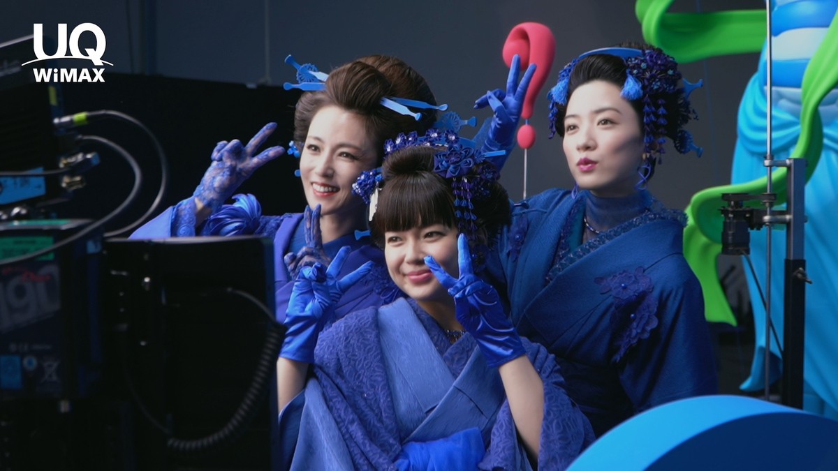 深田恭子＆多部未華子＆永野芽郁“3姉妹”が青い着物姿で華やかに登場