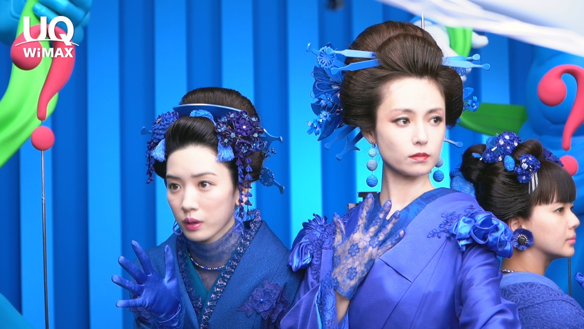 深田恭子＆多部未華子＆永野芽郁“3姉妹”が青い着物姿で華やかに登場