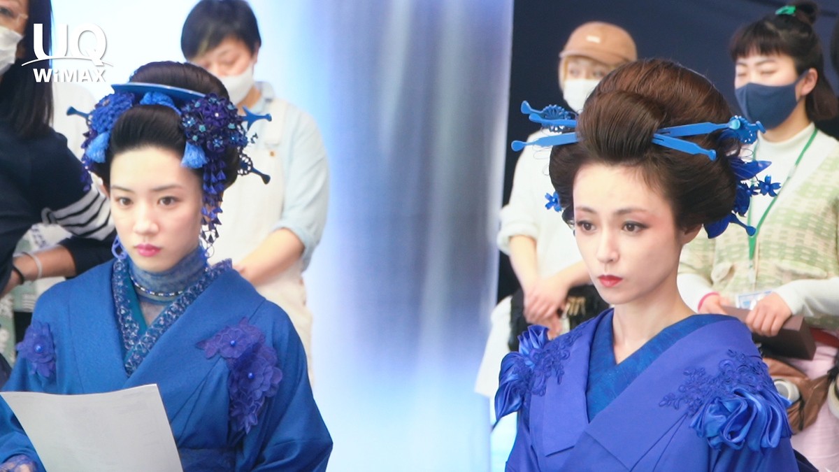 深田恭子＆多部未華子＆永野芽郁“3姉妹”が青い着物姿で華やかに登場