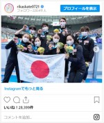 紀平梨花、羽生結弦＆宇野昌磨らとの“チームジャパン”オフショットに反響