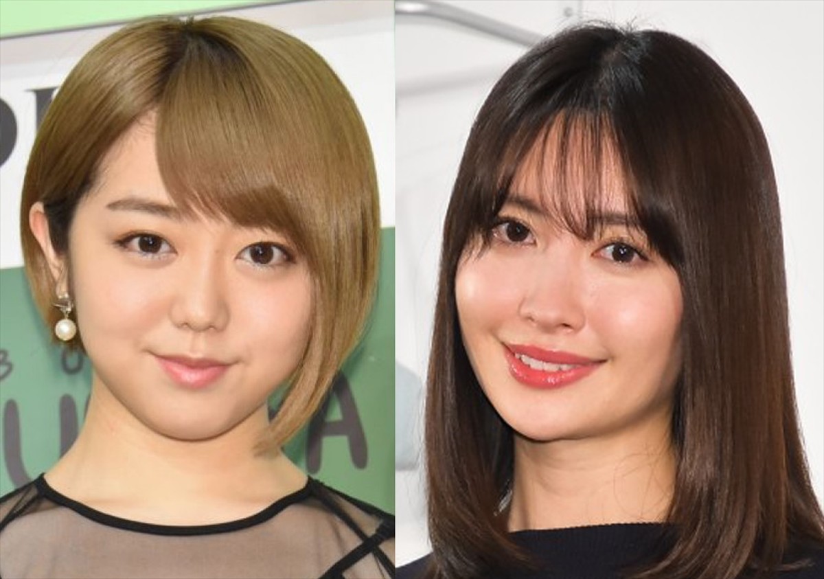 (左から)峯岸みなみ、小嶋陽菜