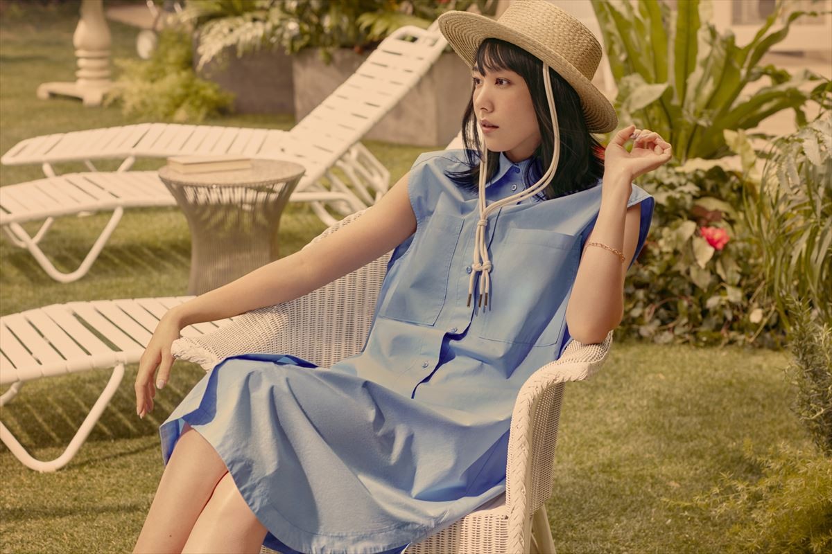 新垣結衣、ワンピース姿で横たわる姿も　H＆Mアンバサダーに就任