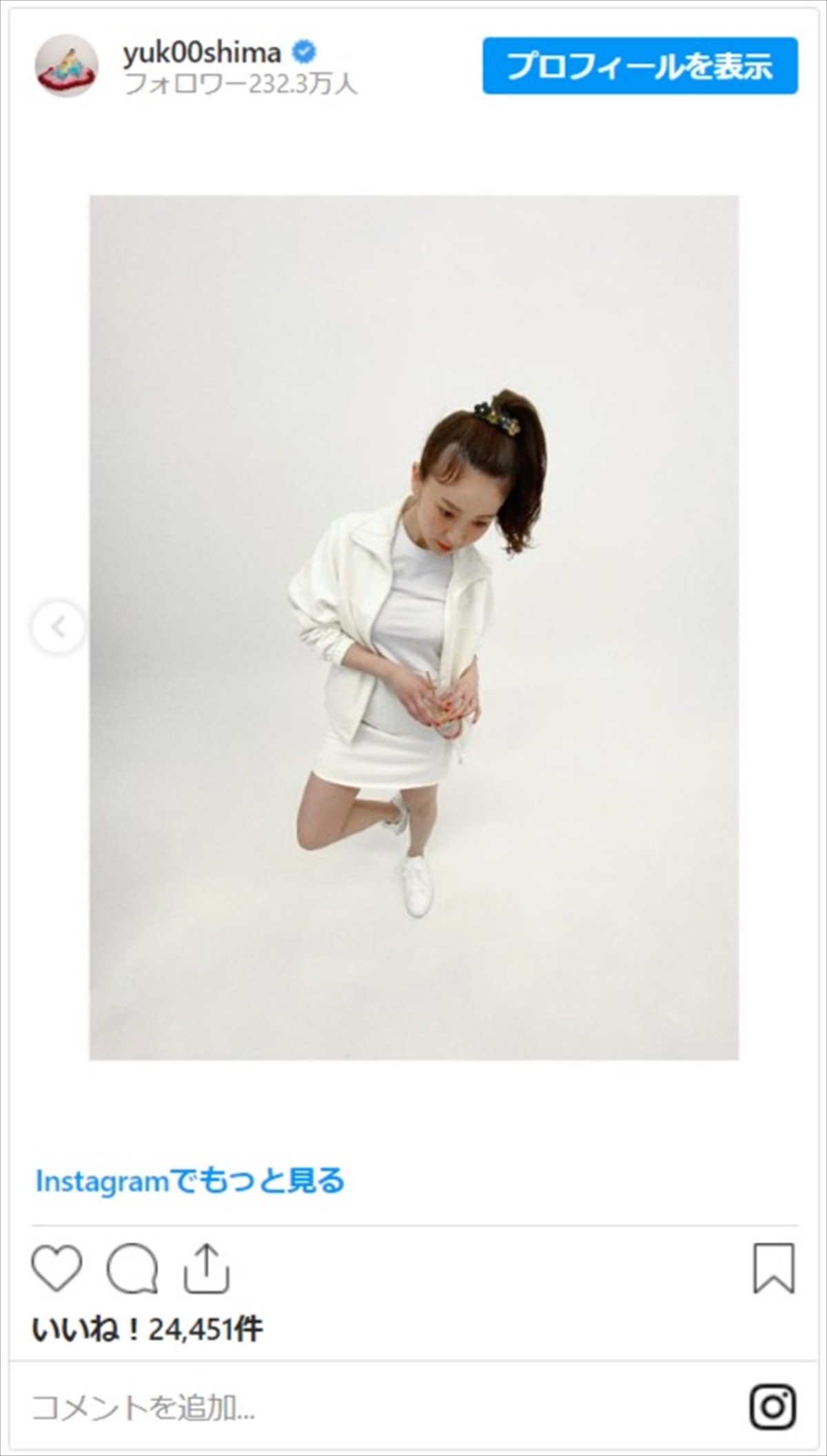 「惚れてまうやろ～」　大島優子、ポニーテール＆ミニスカート姿にネット興奮