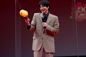 『映画 賭ケグルイ　絶体絶命ロシアンルーレット』完成披露イベントに登場した高杉真宙