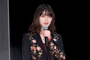 『映画 賭ケグルイ　絶体絶命ロシアンルーレット』完成披露イベントに登場した池田エライザ