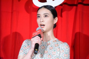 映画『るろうに剣心　最終章 The Final』初日舞台あいさつに登場した武井咲