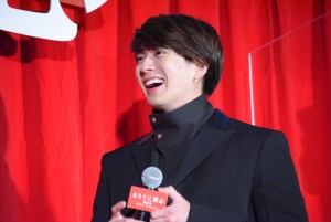 映画『るろうに剣心　最終章 The Final』初日舞台あいさつに登場した新田真剣佑