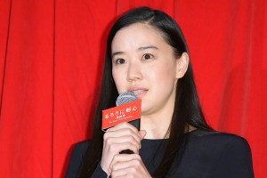 映画『るろうに剣心　最終章 The Final』初日舞台あいさつに登場した蒼井優