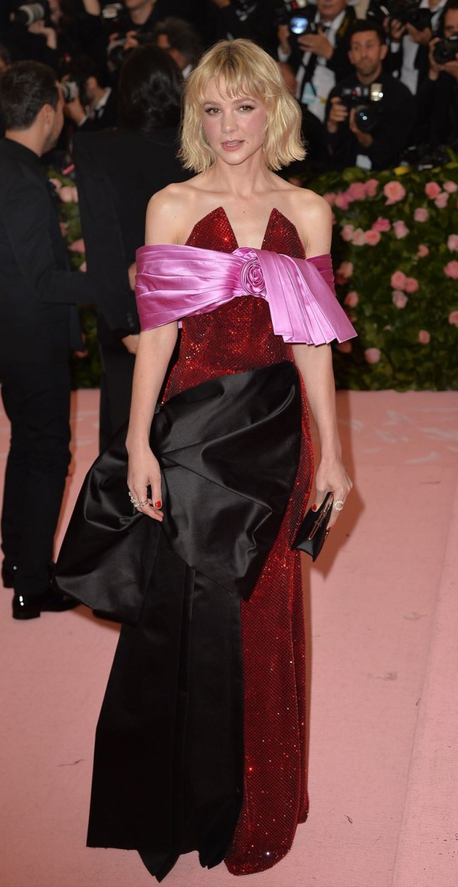 キャリー・マリガン、Carey Mulligan　メットガラ2019　Metropolitan Museum of Art, New York, NY May 6, 2019.