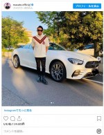 魔娑斗、数日前に納車を報告していたメルセデス・ベンツ　※「魔娑斗」インスタグラム