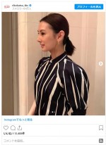 北川景子、美しい横顔　※『リコカツ』公式インスタグラム