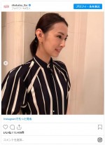 北川景子、美しい横顔　※『リコカツ』公式インスタグラム