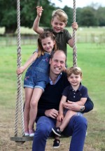ウィリアム王子38歳記念フォト　子どもたちがキュート！（2020年6月撮影）