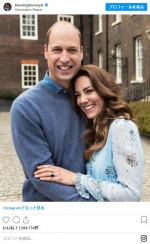 ウィリアム王子＆キャサリン妃、結婚10周年を記念して公開された2ショット　※「Duke and Duchess of Cambridge」インスタグラム