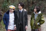 ドラマ『ネメシス』（左から）第5話に出演する加藤諒と、ダブル主演の櫻井翔、広瀬すず