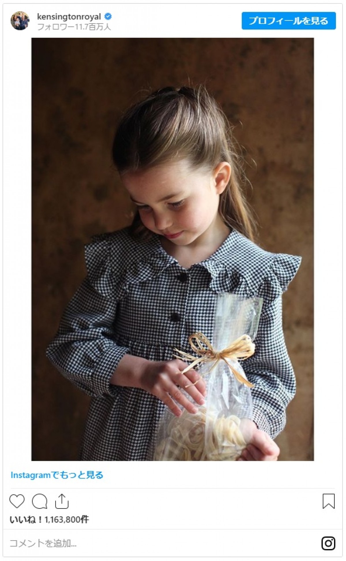 英シャーロット王女が6歳に！　ロングヘア姿が美しいポートレート公開