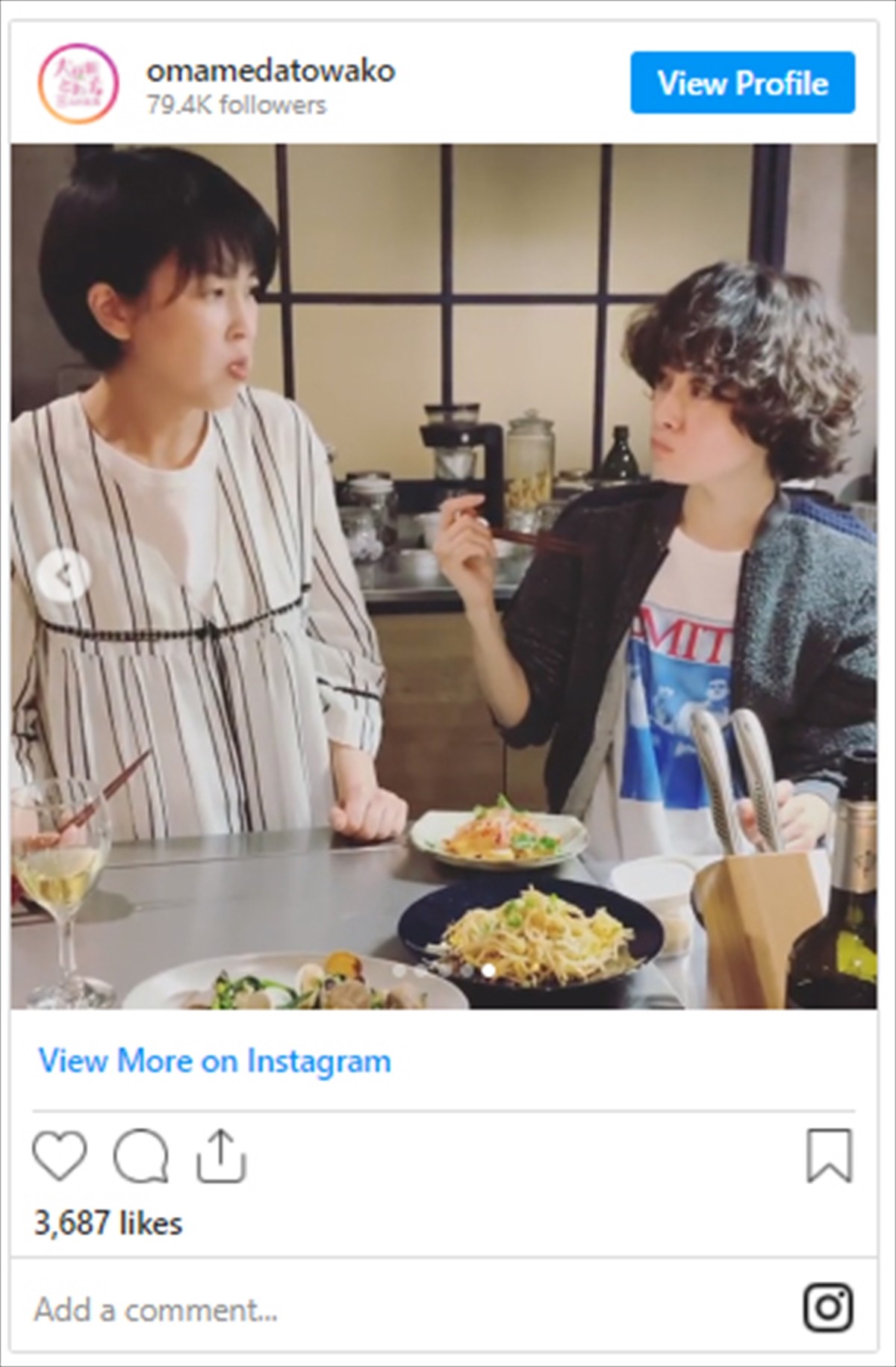 松たか子＆市川実日子、箸が止まらないもぐもぐタイムに「ガッツリ食べるお2人最高」の声