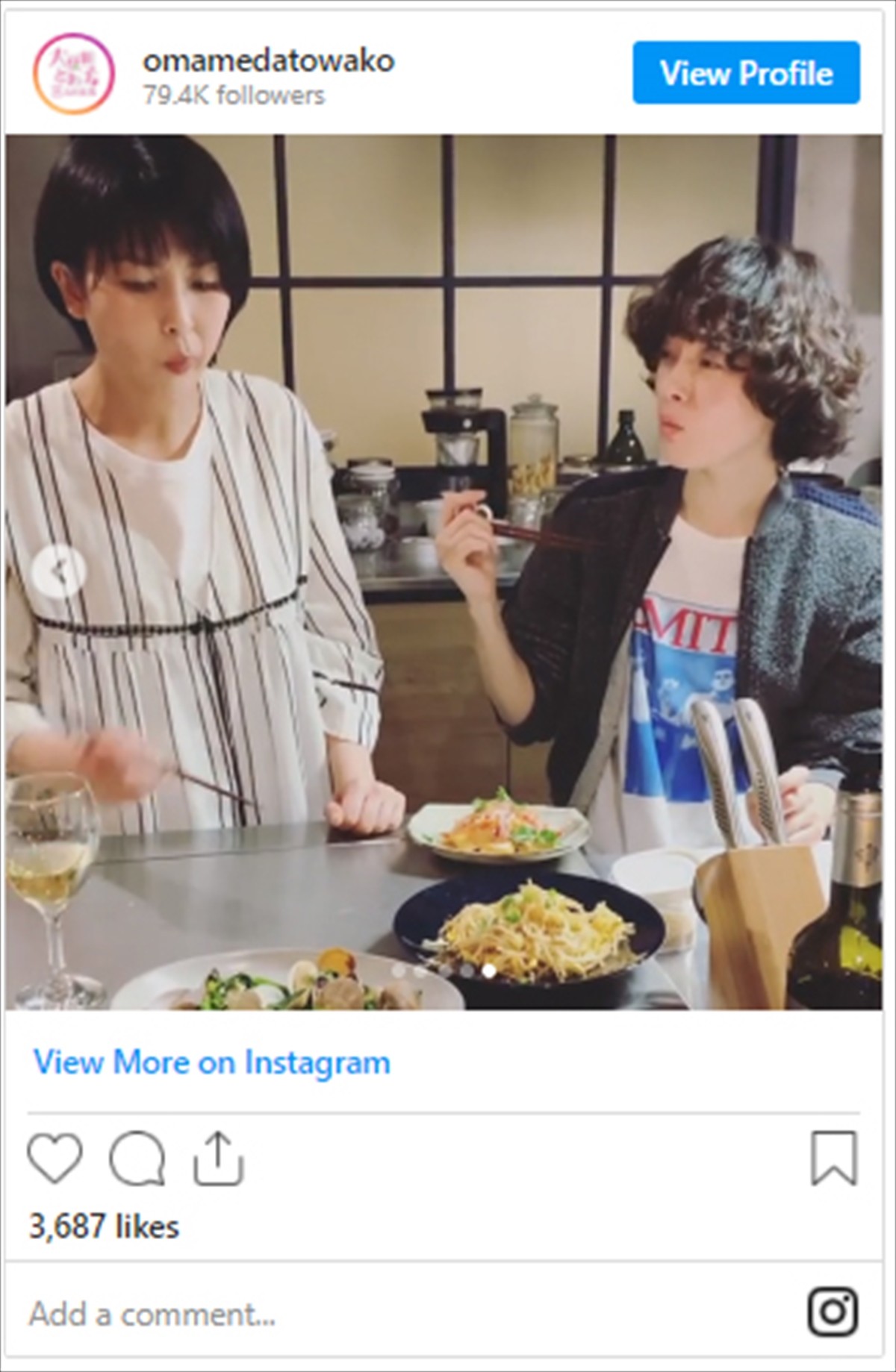 松たか子＆市川実日子、箸が止まらないもぐもぐタイムに「ガッツリ食べるお2人最高」の声