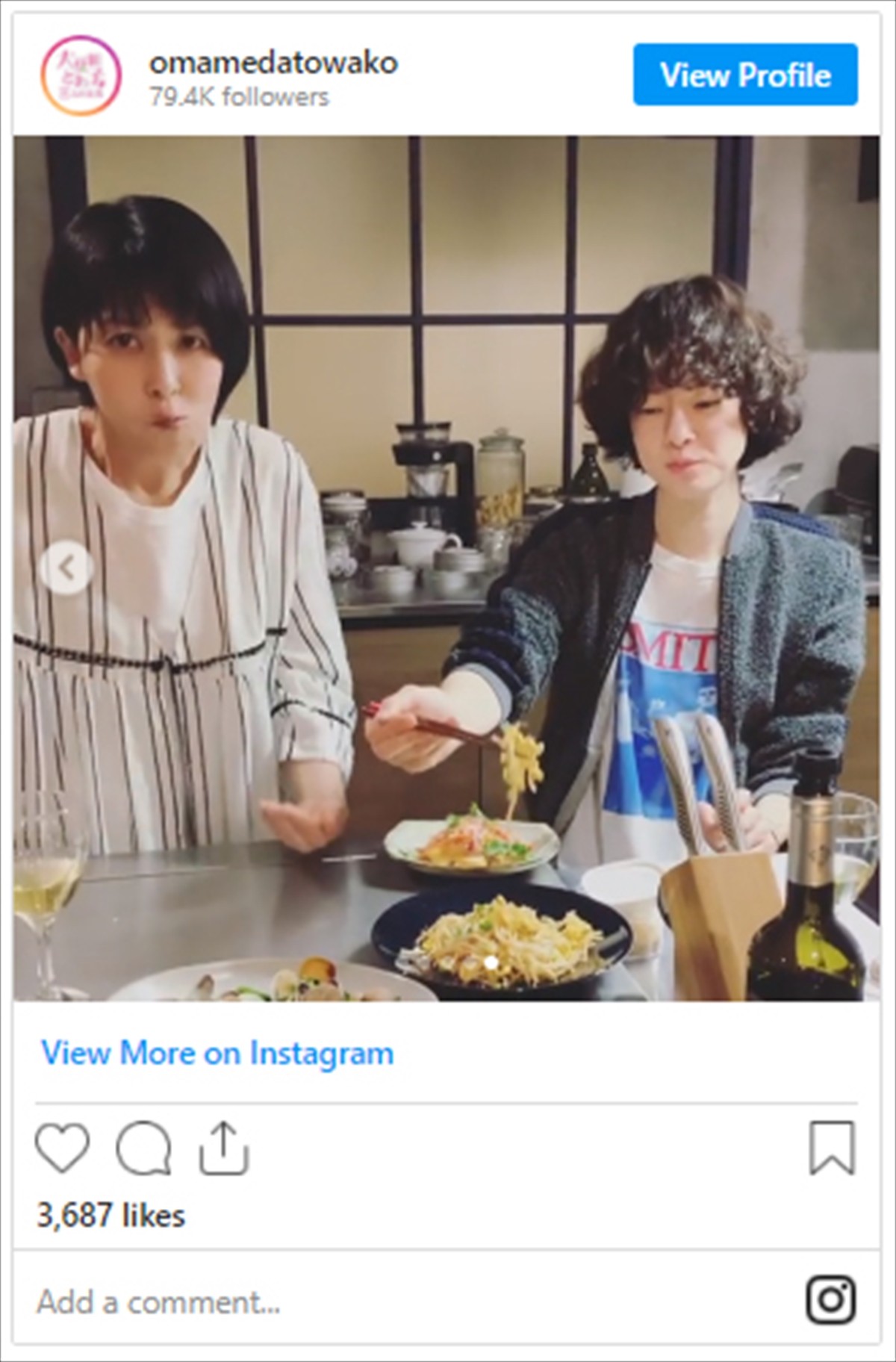 松たか子＆市川実日子、箸が止まらないもぐもぐタイムに「ガッツリ食べるお2人最高」の声