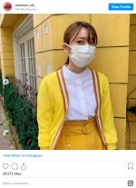 “黄以子”大島優子が壁と同化？　ドラマ『ネメシス』インスタグラム