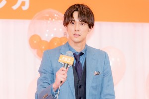 映画『お終活　熟春！人生、百年時代の過ごし方』完成披露報告会 ＜熟春！家族、リスタート宣言！＞に登場した水野勝