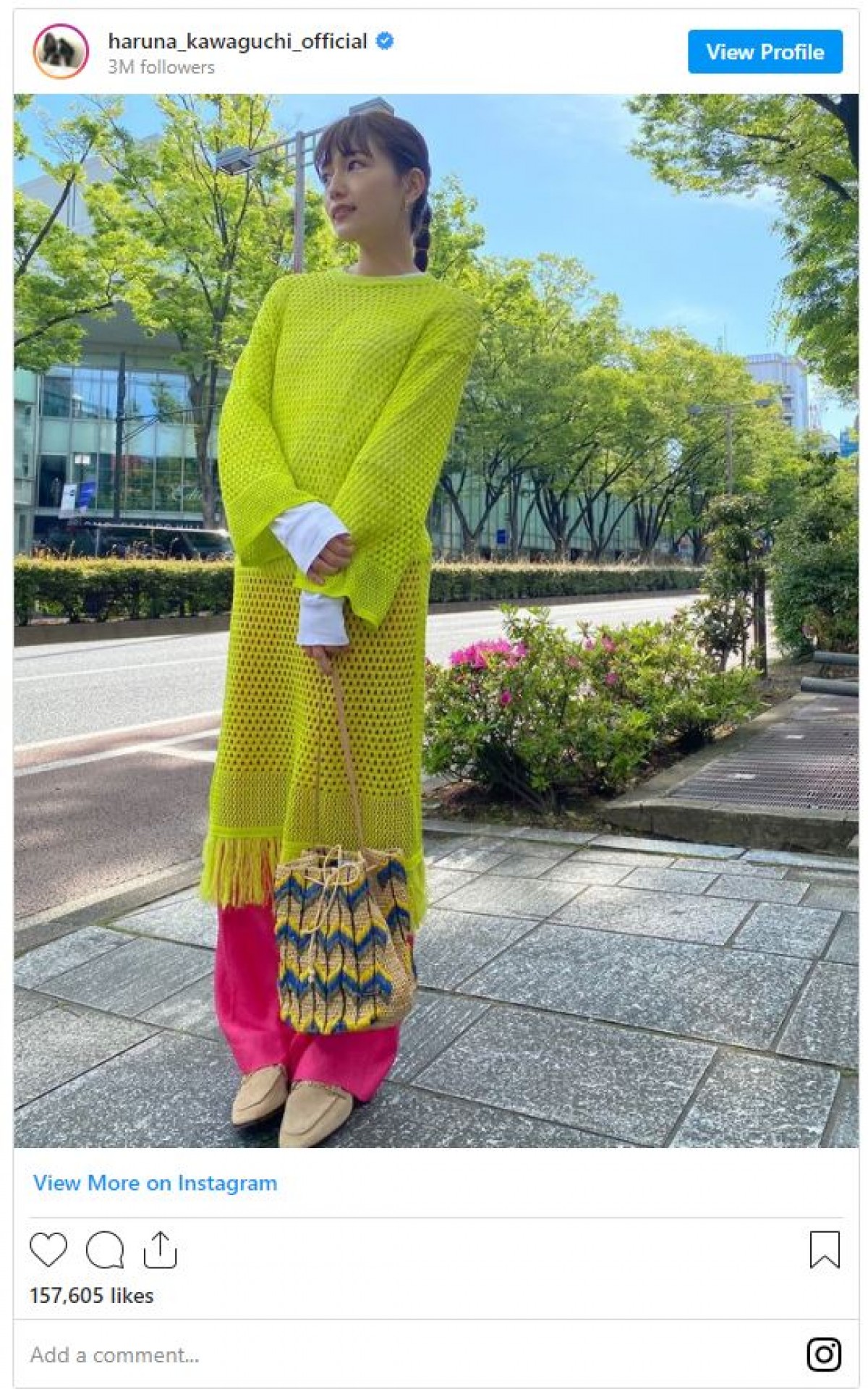 「何でも着こなしてかわいい」川口春奈、ネオンカラーの『着飾る恋』衣装に反響