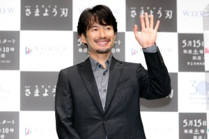 ドラマW 東野圭吾『さまよう刃』完成報告会に登場した竹野内豊