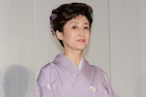 映画『美しき誘惑－現代の「画皮」－』初日舞台あいさつに登場した芦川よしみ