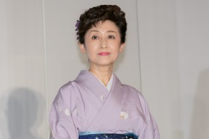 映画『美しき誘惑－現代の「画皮」－』初日舞台あいさつに登場した芦川よしみ