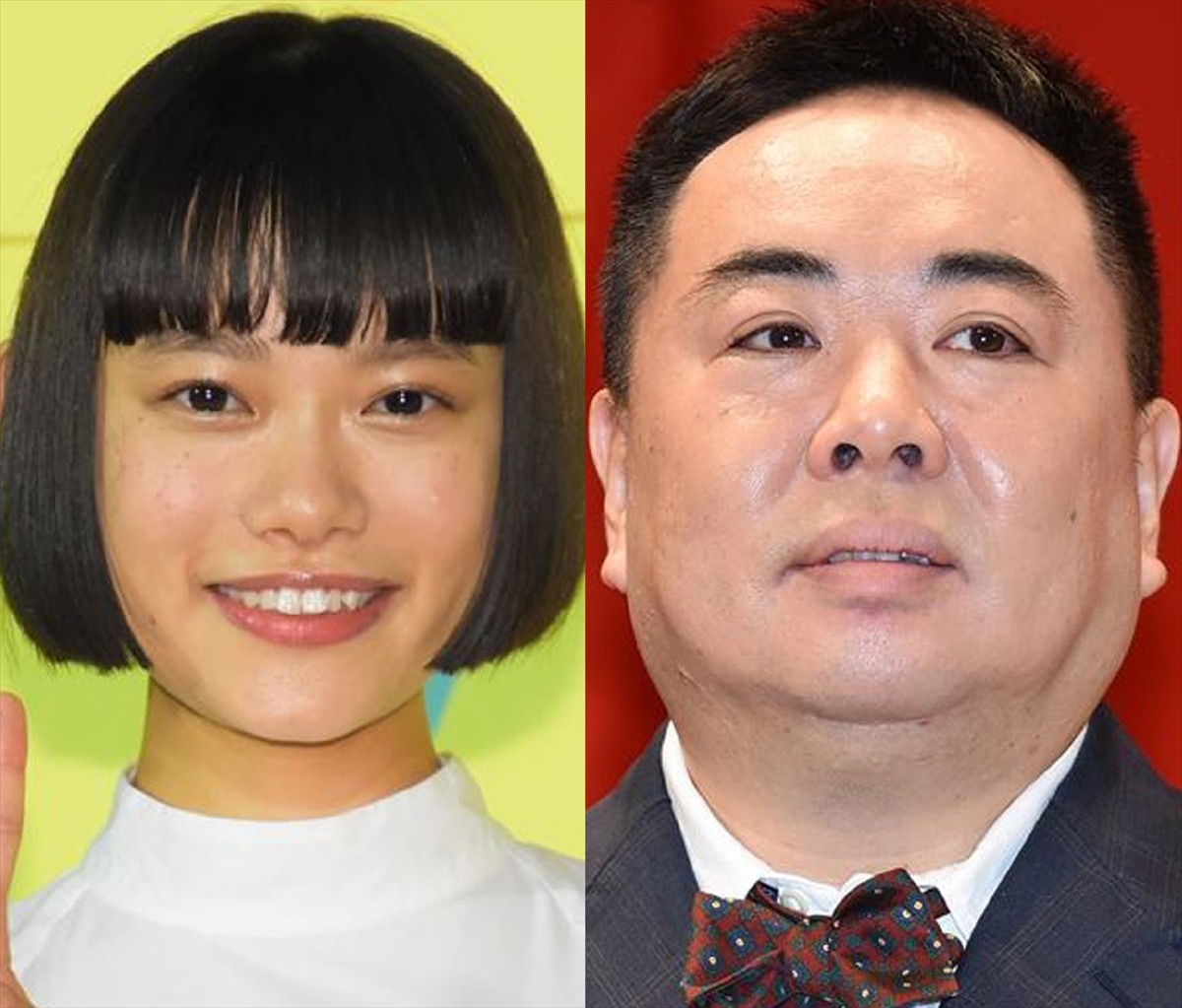 (左から)杉咲花、塚地武雅