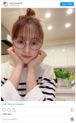 鈴木奈々の“すっぴん風メイク”　※「鈴木奈々」インスタグラム