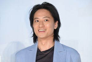 映画『くれなずめ』の公開記念舞台あいさつに出席した藤原季節