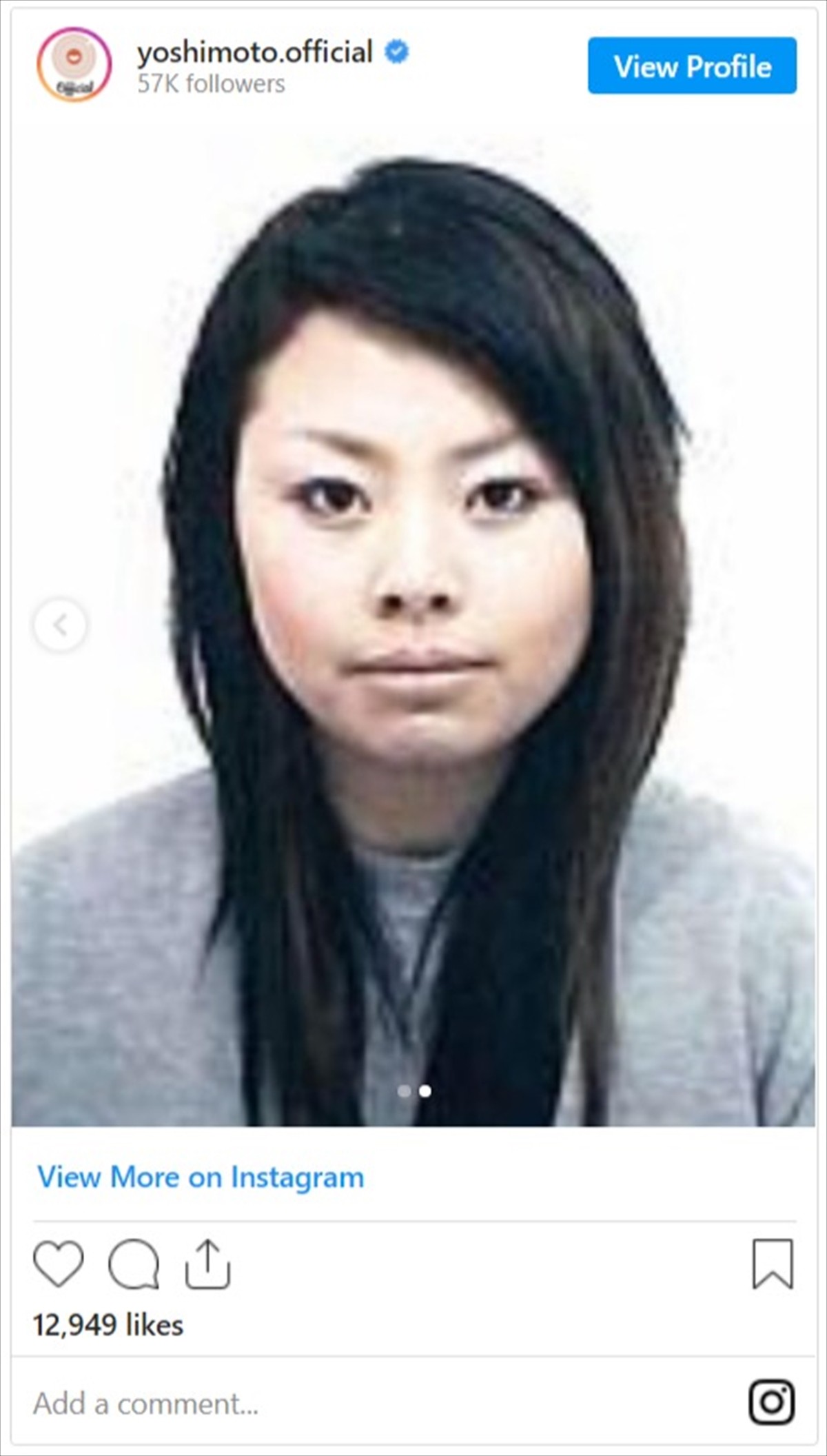 渡辺直美、15年前のギャル感あふれる履歴書ショットに自虐「アメリカの逮捕写真みたい」