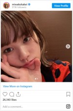 筧美和子、気分転換に髪色をイメチェン　※「筧美和子」インスタグラム