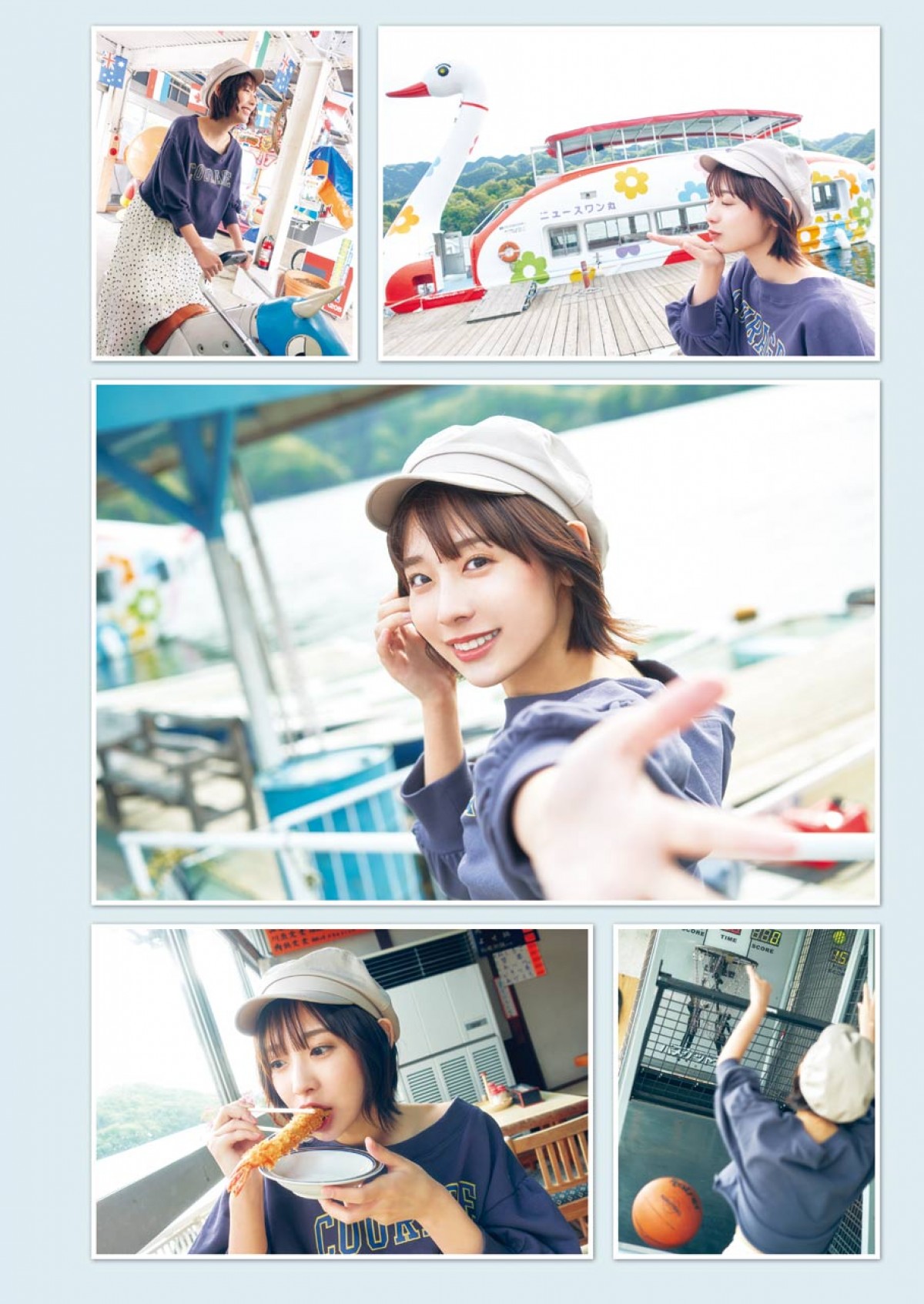 桃月なしこ　“27歳のOL”に変身　沖縄ビーチで“不器用”にポージング