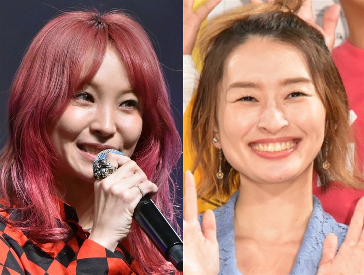 (左から)LiSA、島袋寛子