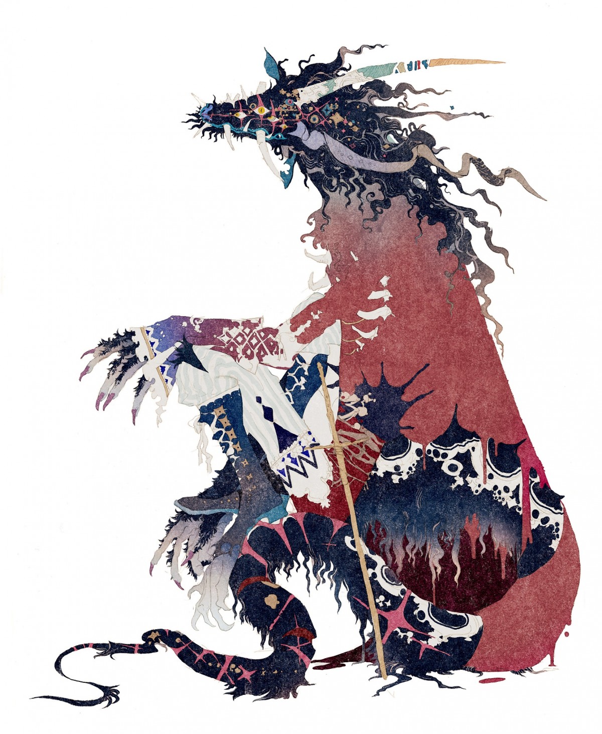 『竜とそばかすの姫』新ビジュアル公開　夏の入道雲から一転、星空の下に歌姫ベルと竜