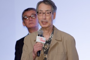 映画『いのちの停車場』公開記念舞台あいさつに登場したみなみらんぼう