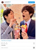 “原宿デート”オフショット　※『あのときキスしておけば』公式インスタグラム