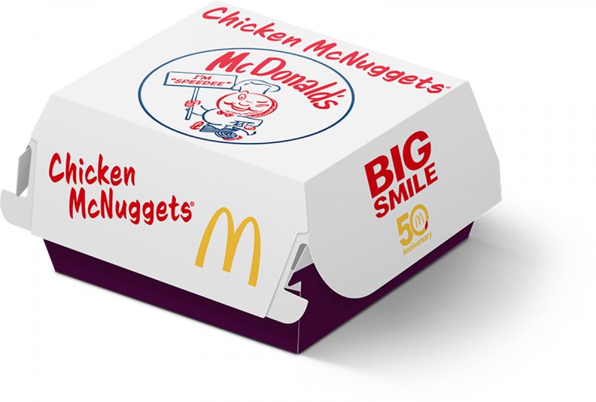 日本マクドナルド50周年記念特別パッケージ