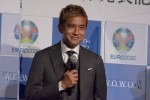 「UEFA EURO 2020 サッカー欧州選手権」制作発表記者会見に登場した稲本潤一